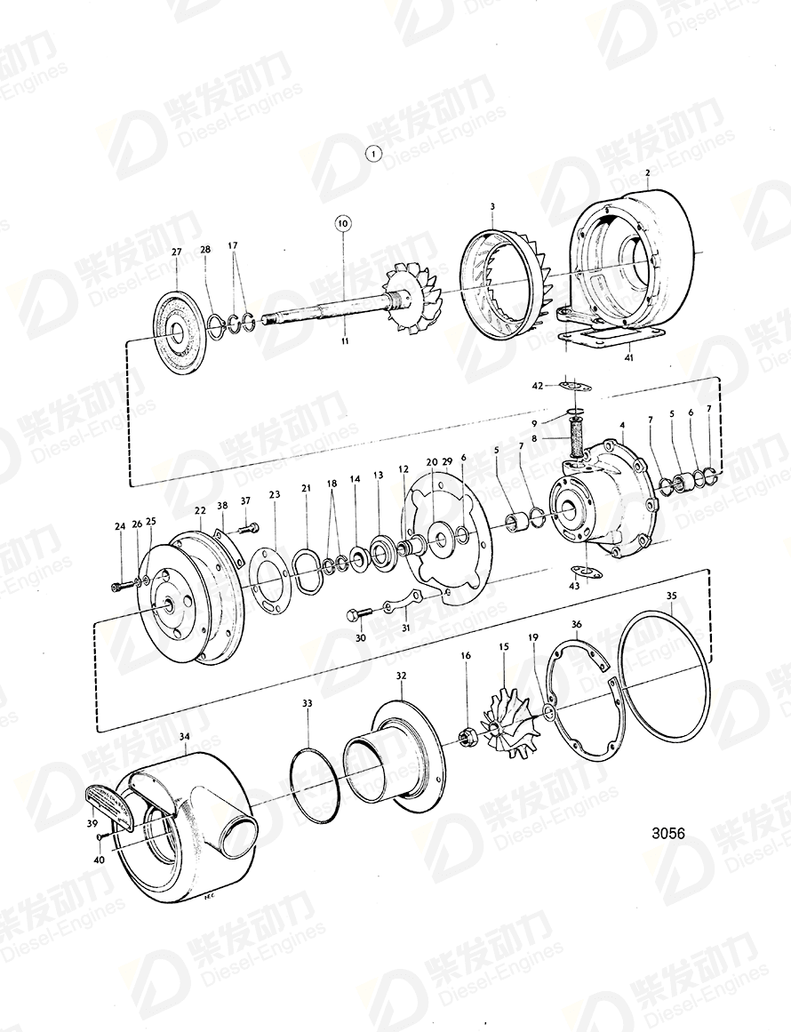 VOLVO Repair kit 276280 Drawing